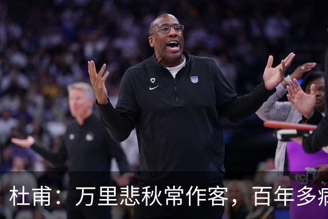 杜甫：万里悲秋常作客，百年多病独登台——懂了就是半生